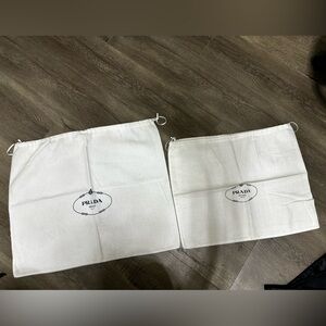 2 Prada dustbags